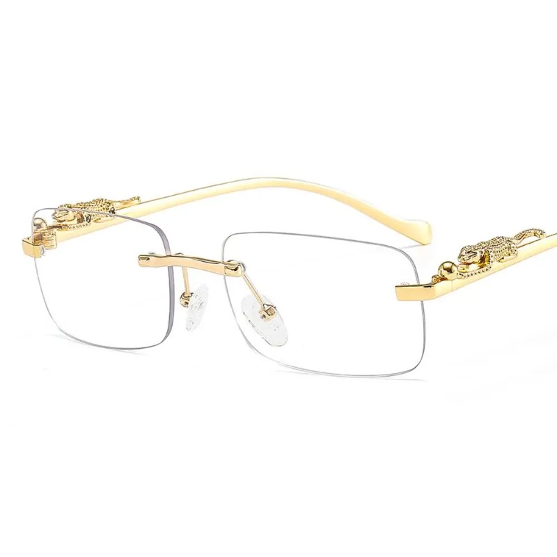 Rimless Square Sunglasses Wome - Luxury Lifestyle Store review and price